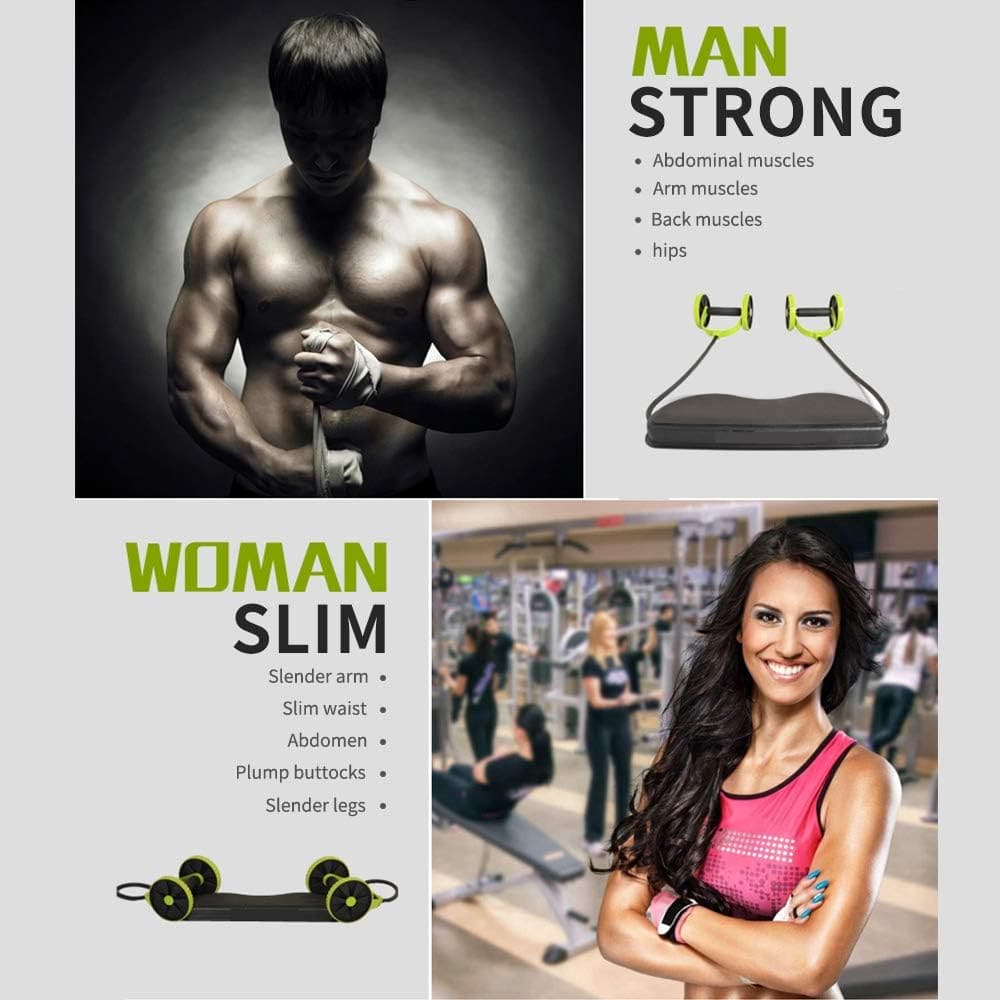 Multifunctional AB Wheel Roller, Core Abdominal Exercise, Multifunctional Home Gym Workout Equipment, Muscle Exercise Fitness Equipment, Pull Rope Resistance Bands Slimming Device, Stretch Elasticity Abdomen Waist Slimming Trainer Multifunctional AB Wheel Roller, Core Abdominal Exercise, Multifunctional Home Gym Workout Equipment, Muscle Exercise Fitness Equipment, Pull Rope Resistance Bands Slimming Device, Stretch Elasticity Abdomen Waist Slimming Trainer